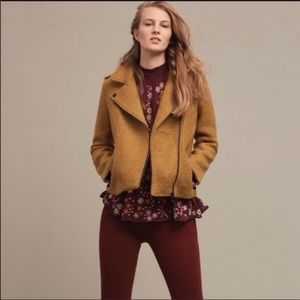 Mustard yellow Anthro jacket size Medium